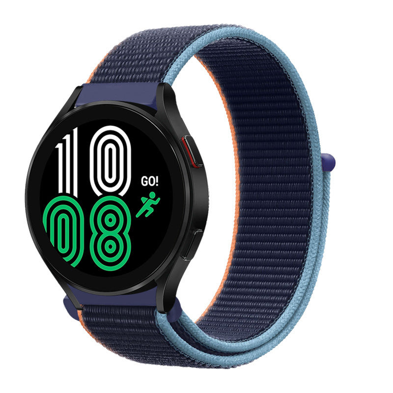 Nylon Loopback Strap for Galaxy Watch Classic 4, Active 2 & More - Watch Over Here