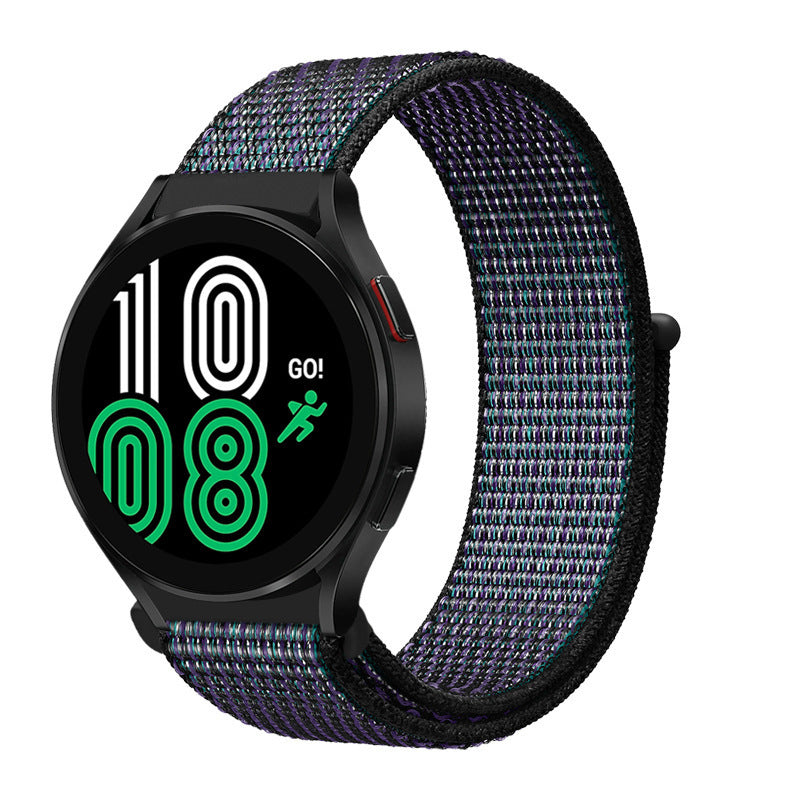 Nylon Loopback Strap for Galaxy Watch Classic 4, Active 2 & More - Watch Over Here