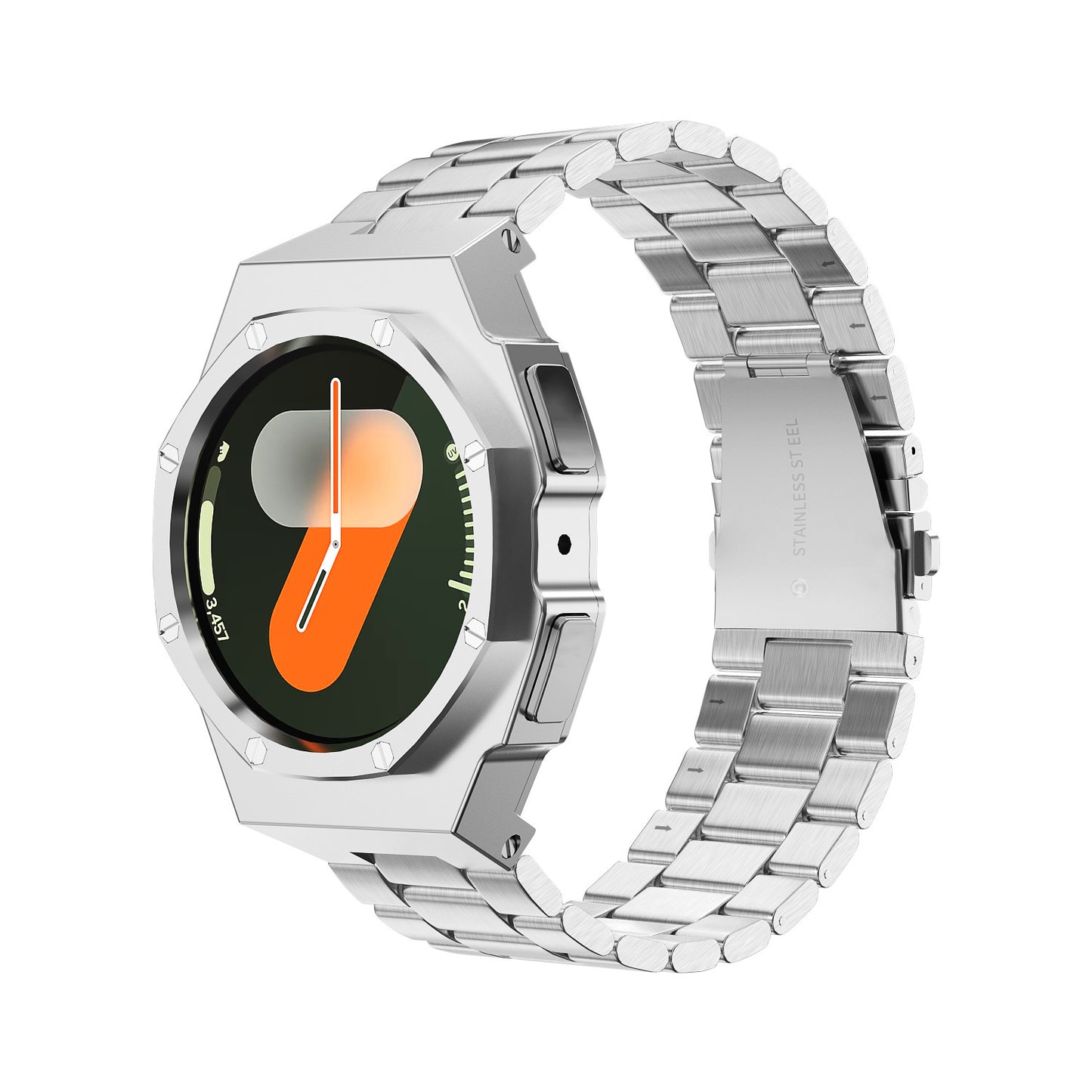 Metal Protective Case & Strap for Samsung Galaxy Watch 7 (44mm) - Watch Over Here