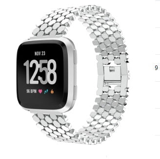Fish Scale Stainless Steel Strap for Apple Watch - Watch Over Here