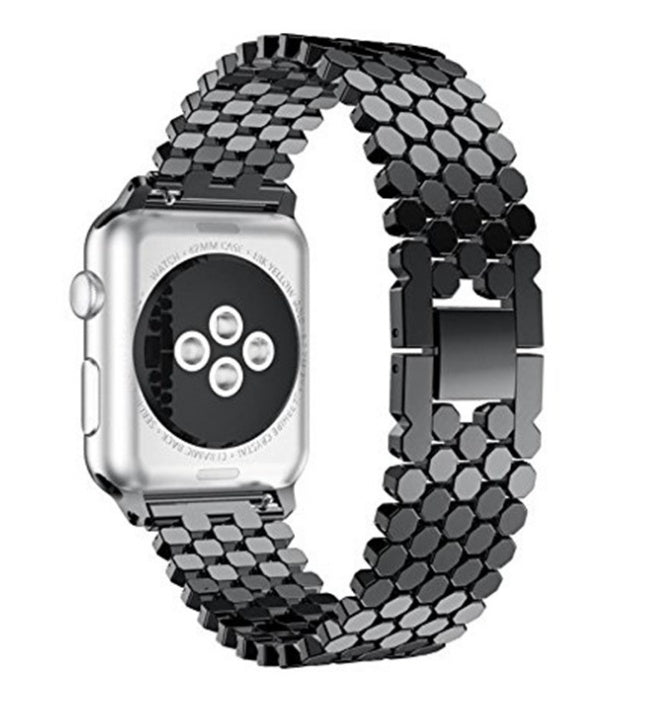 Fish Scale Stainless Steel Strap for Apple Watch - Watch Over Here