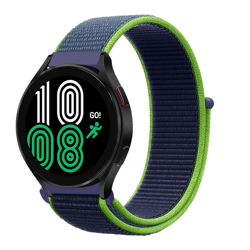Nylon Loopback Strap for Galaxy Watch Classic 4, Active 2 & More - Watch Over Here