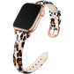 Elegant Glossy Patent Leather Waist Strap for Apple Watch - Watch Over Here