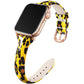 Elegant Glossy Patent Leather Waist Strap for Apple Watch - Watch Over Here