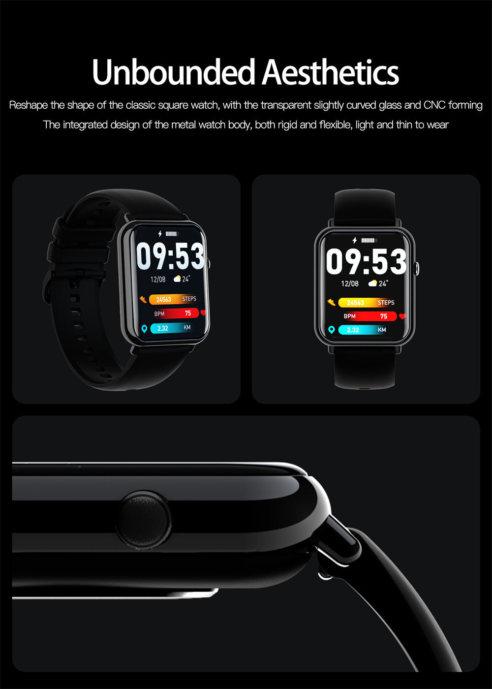 Smart Waterproof Watch – Stylish, Durable & Feature-Packed! - Watch Over Here