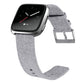 Grey Canvas Nylon Braided Watch Strap for Apple Watch - Watch Over Here