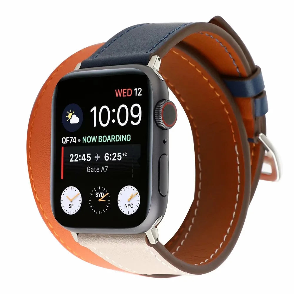 Double Tour Leather Loop for Apple Watch