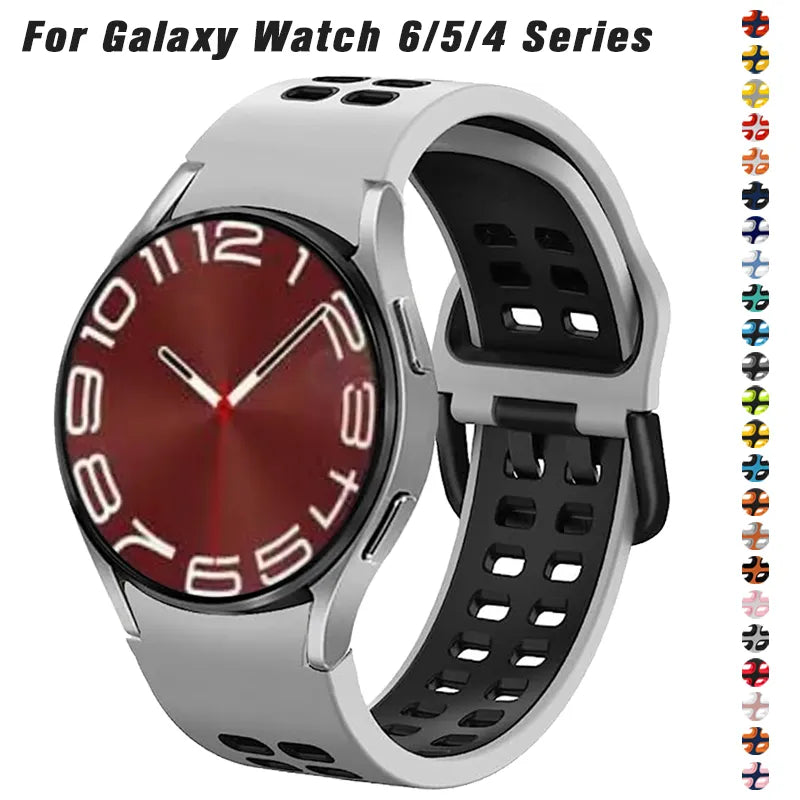 Silicone Band For Samsung Watch 4 5 6 44mm