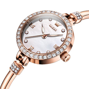 Rose Gold Bracelet Wristwatch