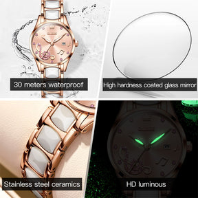 Elegant Waterproof Women Watch