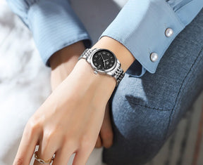 Stainless Steel Strap Waterproof Wristwatch