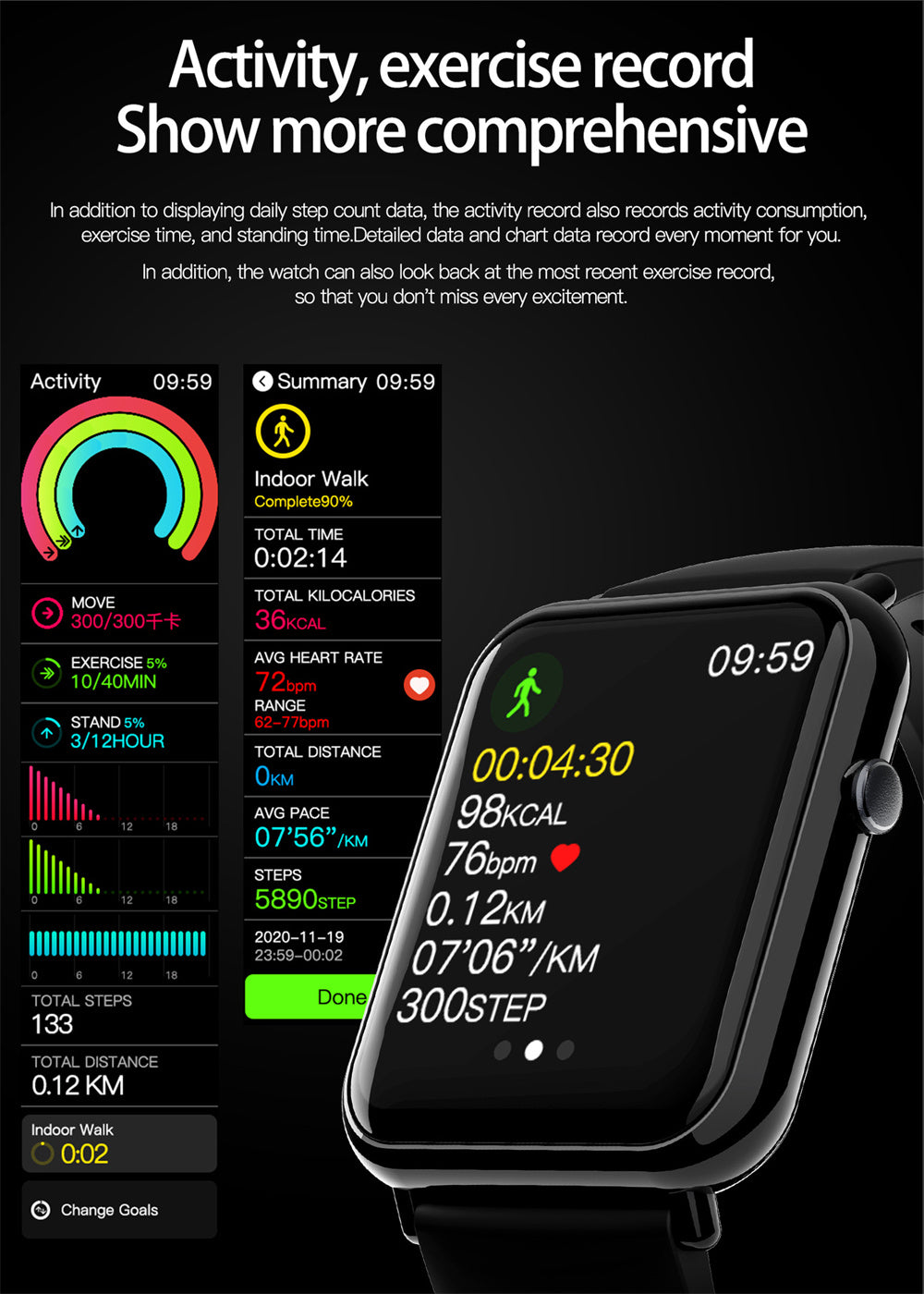 Smart Waterproof Watch – Stylish, Durable & Feature-Packed! - Watch Over Here
