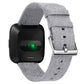 Grey Canvas Nylon Braided Watch Strap for Apple Watch - Watch Over Here