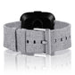 Grey Canvas Nylon Braided Watch Strap for Apple Watch - Watch Over Here